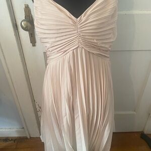 French Connection Strapless Cream Dress